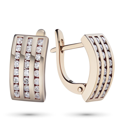 Серьги из красного золота э0212сг04201614