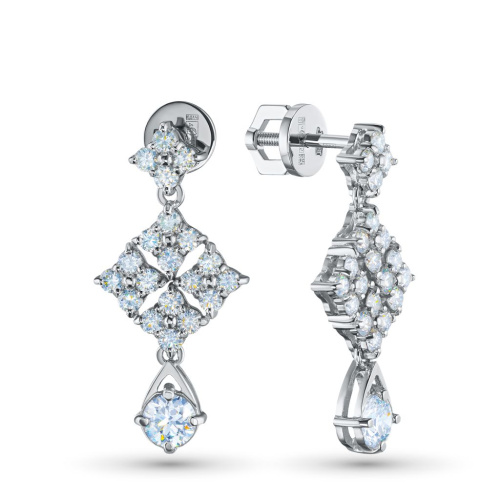 Пусеты из белого золота э4012пс07240388_white