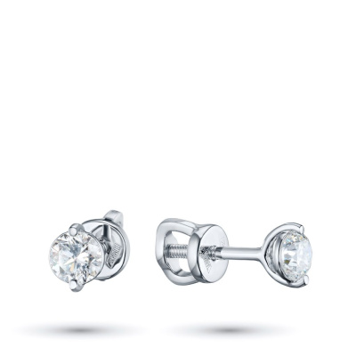 Пусеты из серебра э0612пс01220879