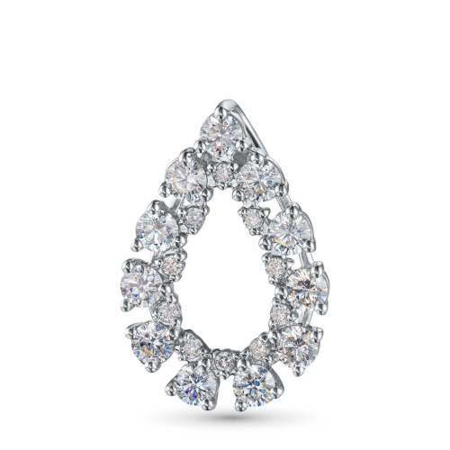 Классическая подвеска из серебра э0612пд08188200_white