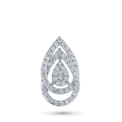 Классическая подвеска из серебра э0612пд04210025_white