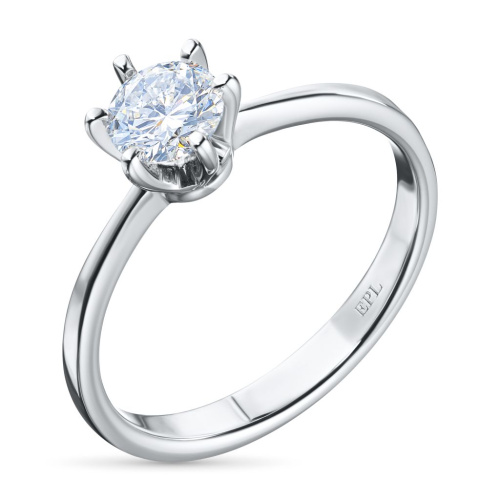 Кольцо из белого золота э4012кц06160900