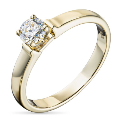 Кольцо из желтого золота э0312кц10210203