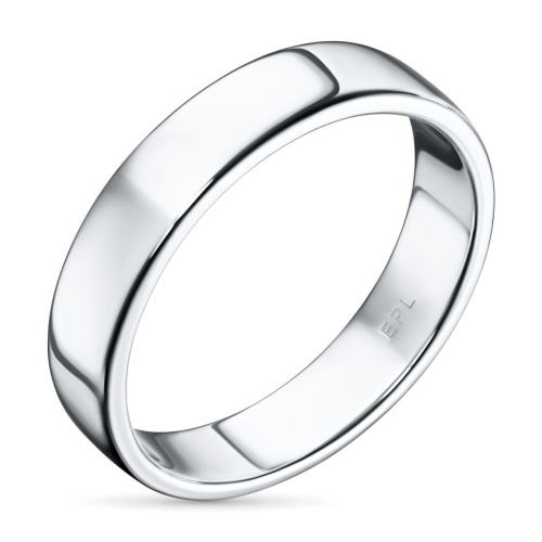 Гладкое кольцо из белого золота э4700кц01172200
