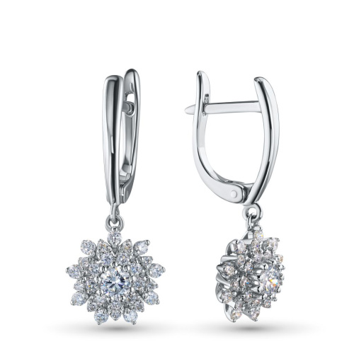 Серьги из белого золота э4712сг09185800