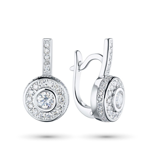 Серьги из белого золота э4712сг08182400
