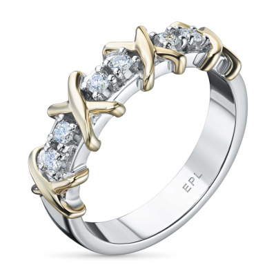 Кольцо из комбинированного золота э4812кц06164900