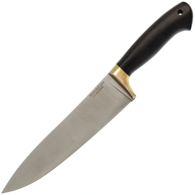 Нож "Шеф-де-Беф", сталь Х12МФ, рукоять граб