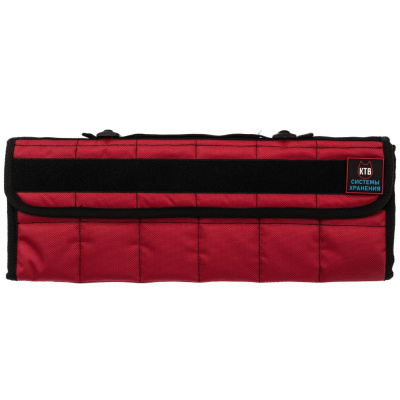 Сумка для 12 ножей с замком KTB, красная