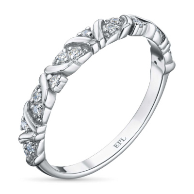 Кольцо из белого золота э4712кц09210607