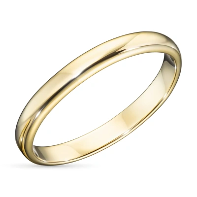 Гладкое кольцо из желтого золота э0300кц09173300