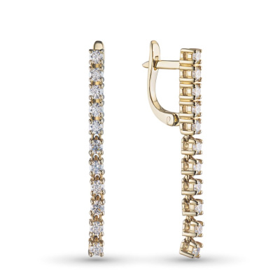 Серьги из желтого золота э0312сг07190510