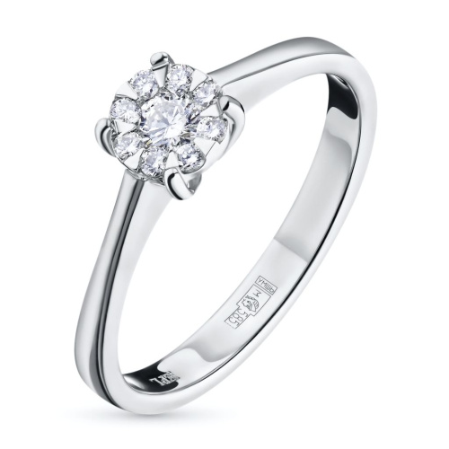 Кольцо из белого золота э4712кц10153800