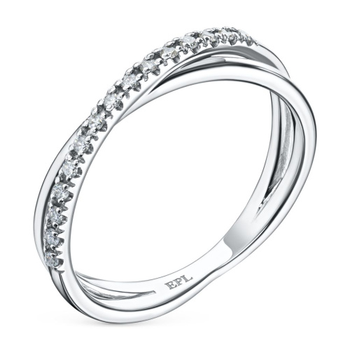 Кольцо из белого золота с бриллиантами э4701кц04210116