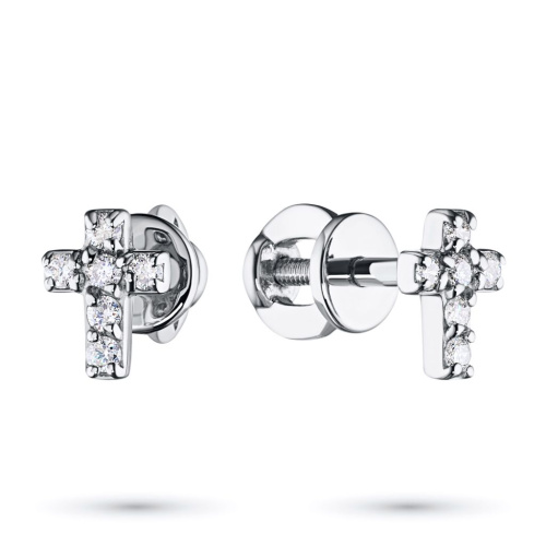 Пусеты из серебра э0612пс08194070