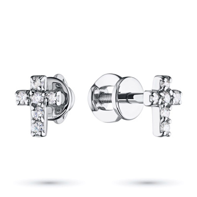 Пусеты из серебра э0612пс08194070