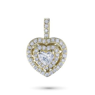 Подвеска из желтого золота э0312пд06180100