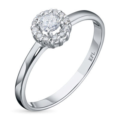 Кольцо из серебра э0612кц04190100