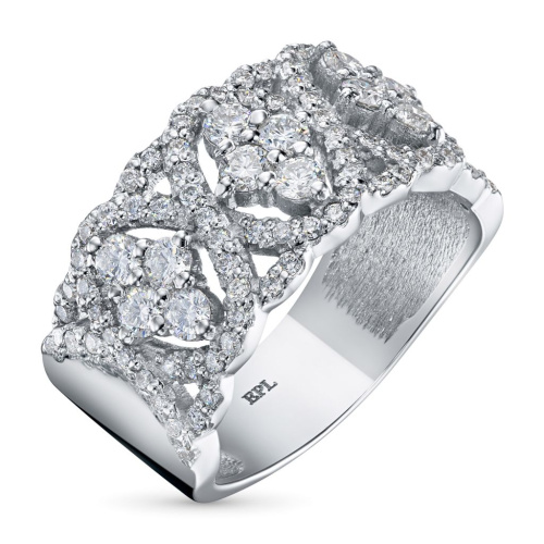 Кольцо из белого золота э4712кц08190010