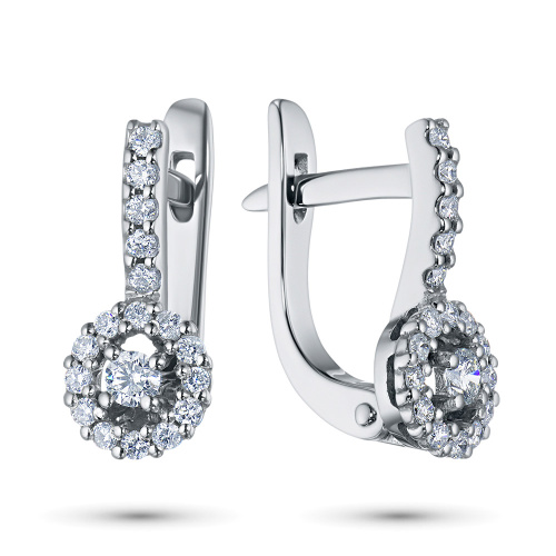 Серьги из белого золота э4712сг09180700