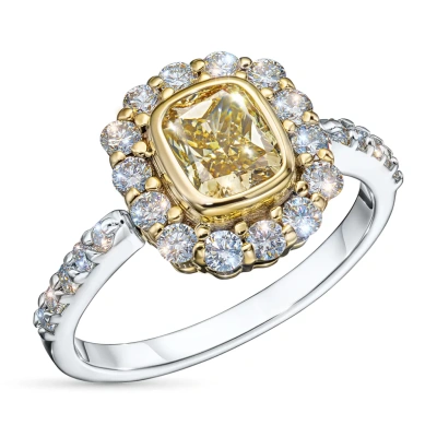 Кольцо из белого золота э4112кц12250362_white