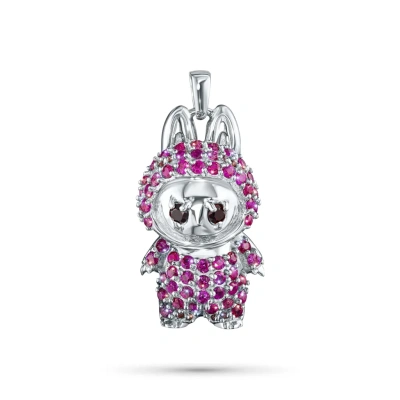 Подвеска из серебра с гранатами и рубинами э0699пд10250366