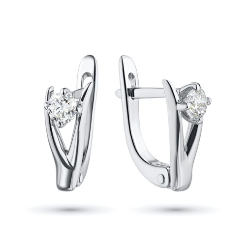 Серьги из белого золота э4712сг07080900