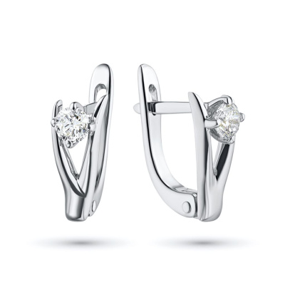 Серьги из белого золота э4712сг07080900
