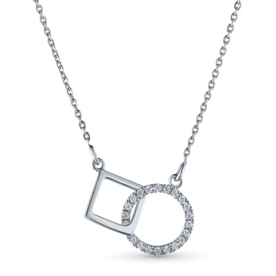 Колье из белого золота э4712кл02211042