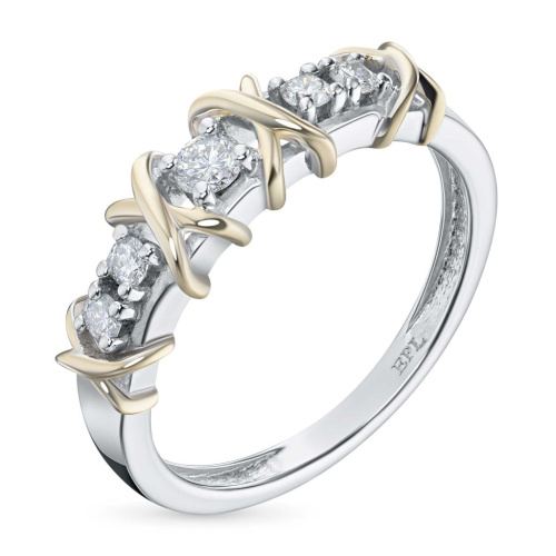 Кольцо из комбинированного золота э4812кц11210107