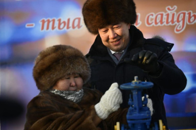 «Пусть в ваших домах всегда будет тепло и уютно». В микрорайоне Куогалы села Чурапча запущен газ / ЯСИА  Чурапчинский Республика Саха (Якутия)