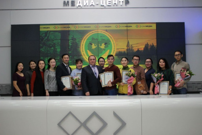Минэкологии Якутии поздравило победителей конкурса среди журналистов / Дьулус Борочков   Республика Саха (Якутия)