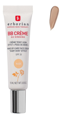 BB крем для лица Au Ginseng Makeup Care Face Cream SPF20 15мл: Натурально-бежевый