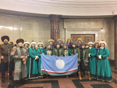 Якутию представил Театр Олонхо. В московском метро прошел Дальневосточный концерт / ЯСИА   Республика Саха (Якутия)