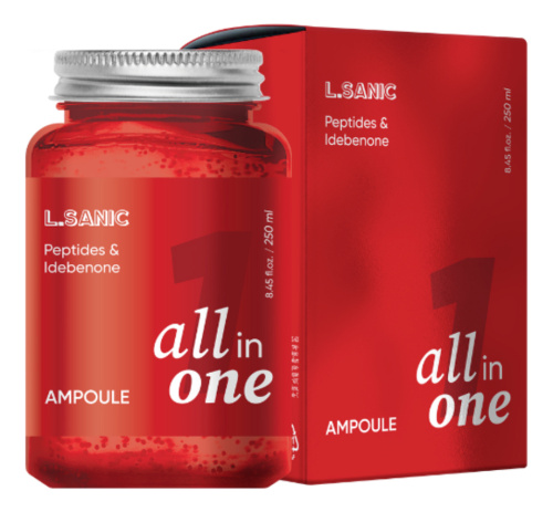 Антивозрастная сыворотка для лица с пептидами и идебеноном Peptides & Idebenone All-In-One Ampoule 250мл