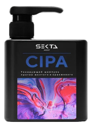 Шампунь для волос нейтрализующий теплые оттенки Cipa: Шампунь 500мл