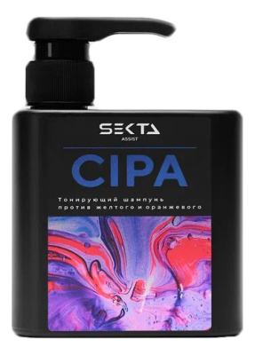 Шампунь для волос нейтрализующий теплые оттенки Cipa: Шампунь 500мл