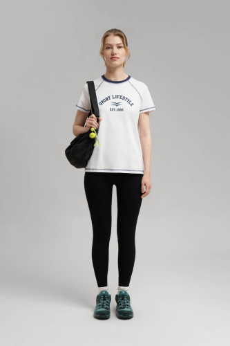 Футболка slim fit из хлопкового джерси