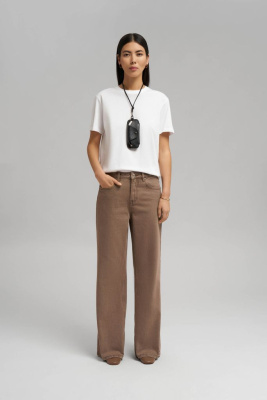 Свободная футболка comfort fit из хлопкового джерси