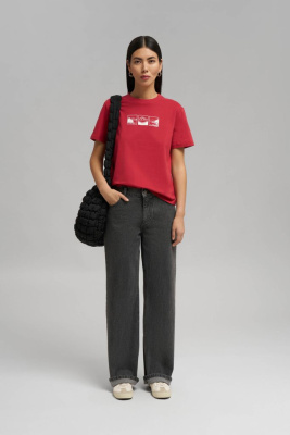 Футболка regular fit из хлопкового джерси