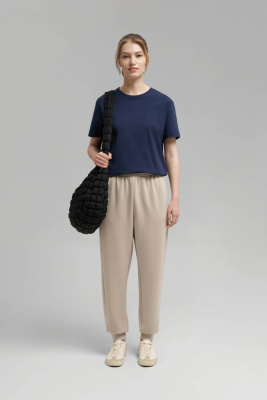 Свободная футболка comfort fit из хлопкового джерси