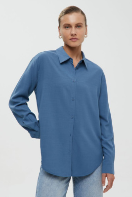 Блузка свободного силуэта из тенселя