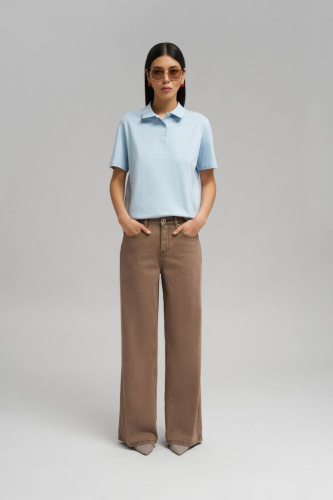 Свободное поло comfort fit из хлопкового джерси