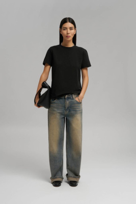 Футболка regular fit с эффектом варки