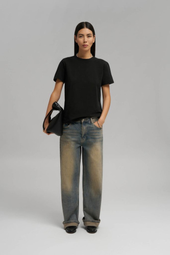 Футболка regular fit с эффектом варки