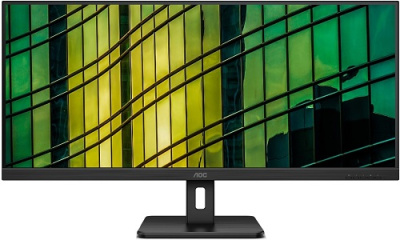Монитор 34" AOC U34E2M black (VA, 3440x1440, 100Hz, 4 ms, 178°/178°, 300 cd/m, 20M:1, +2xHDMI 2.0, +DisplayPort 1.2)