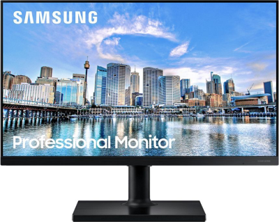 Монитор 24" Samsung F24T450FZI IPS, 16:9, 1920x1080, 5ms, 200cd, 1000:1, 178/178, 2*HDMI, DP, USB, MM, 75Hz, HAS, Tilt, Pivot, Swivel, VESA, black