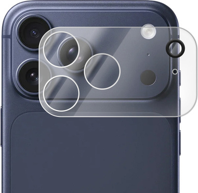 Защитное стекло Krutoff для камер Apple iPhone 17 Pro Max White