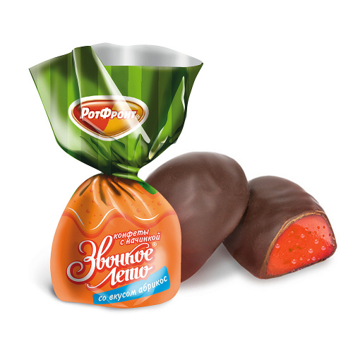 Конфеты Звонкое лето со вкусом абрикоса