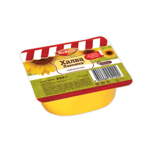 Халва Лакомка подсолнечная, Рот Фронт, 250 гр.